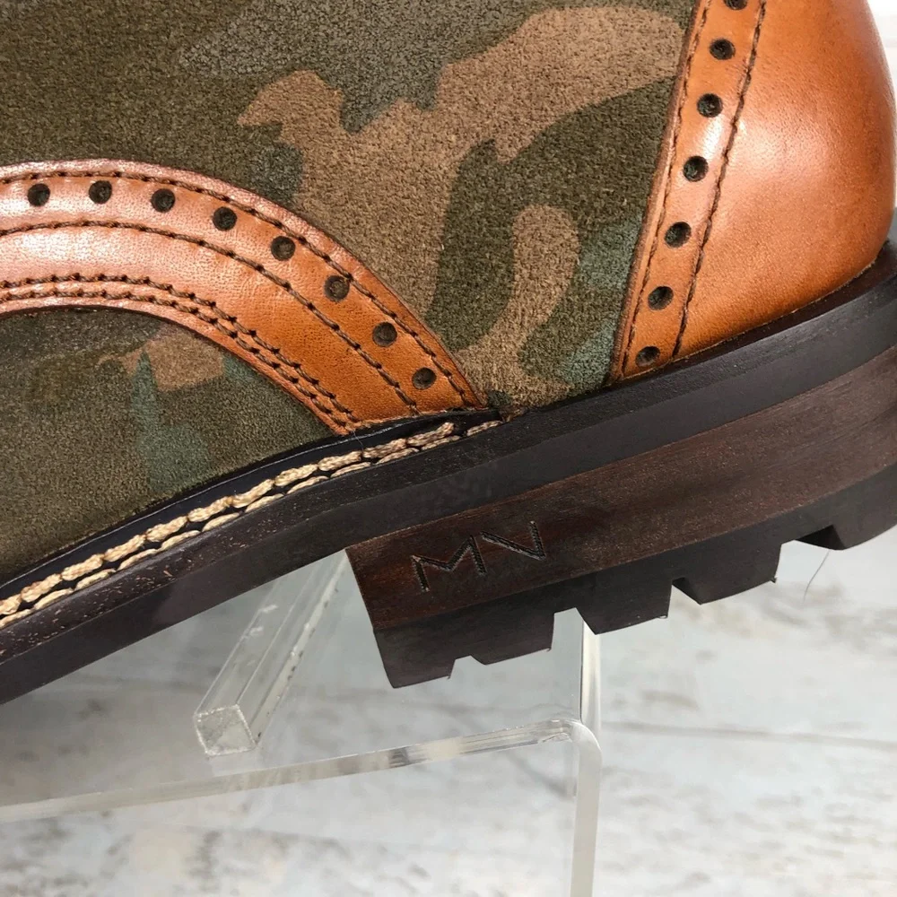 Mark Nason Camo Ithaca Beaufort Boots Wingtip ✅